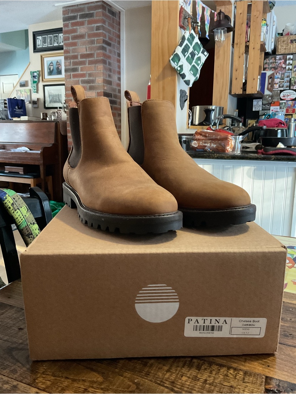 Portland Leather Patina Men's Tan Chukka Boots 7.5
